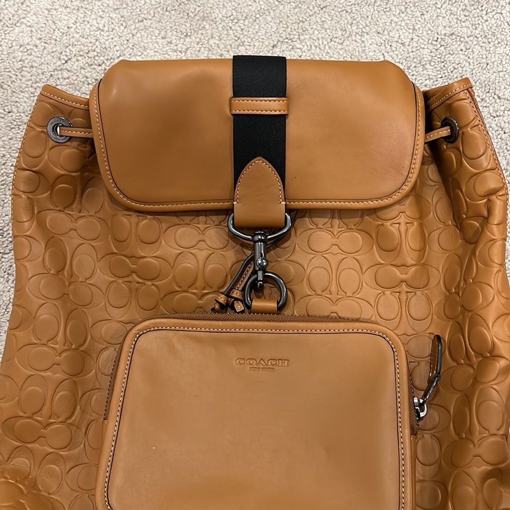 Coach Sullivan Backpack Signature Leather - Picture 4 of 13